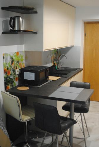 廚房, Apartments Samec in 亞戈德耶