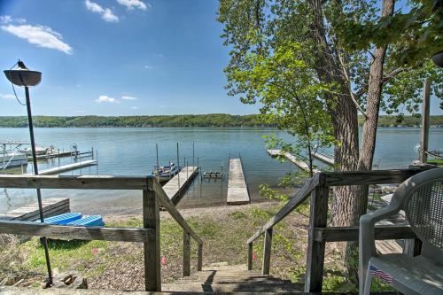 Finger Lakes 4-Season Getaway with Dock Access!