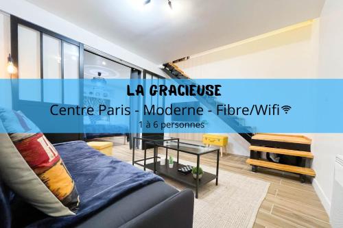 LA GRACIEUSE - MILORA INN - Central Paris, Paryż