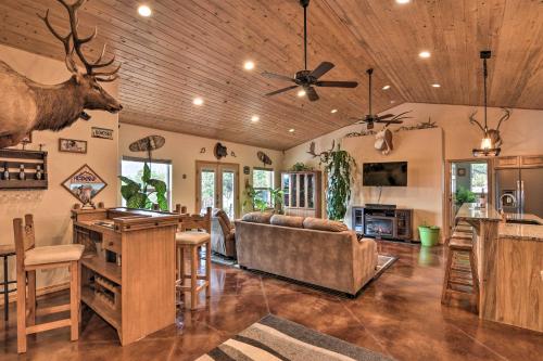 Stunning Home with Fire Pit, 11 Mi to Mt Yale! in Buena Vista, USA