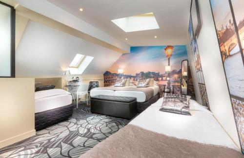 1 double bed