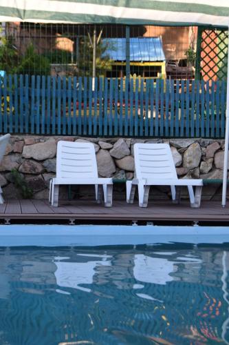 Swimming pool, Гостевои дом Chimgan Apple Garden in Yusufkhona