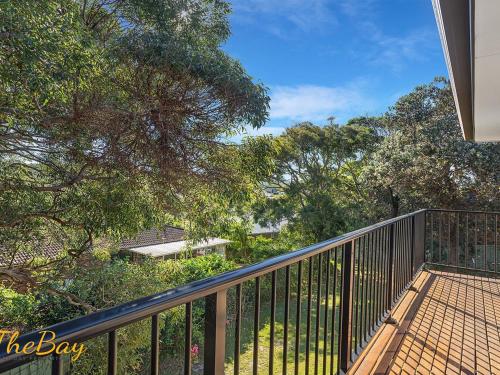 Balcony/terrace, Amaroo Cres No 20 Fingal Bay Holiday Home in Fingal Bay