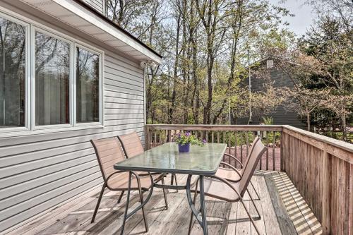 Rustic Poconos Home with Grill Steps to Beach!