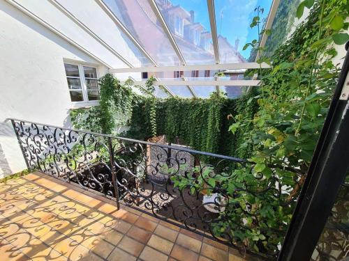 陽台/露台, Ferienwohnung Benz in 克林根明斯特