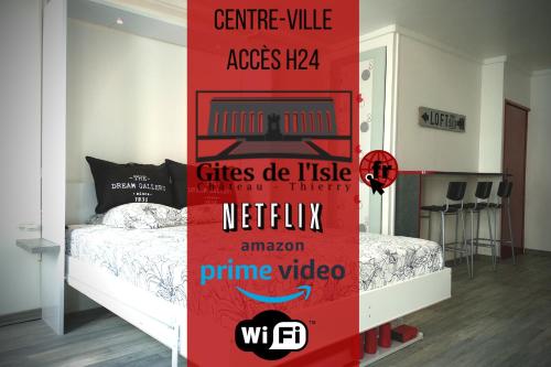 Gîtes de l'isle Château-Thierry - WiFi Fibre - Netflix, Disney, Amazon - Séjours Pro 3