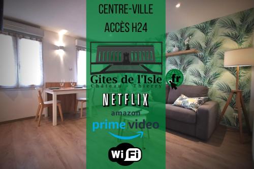Gîtes de l'isle - Appartements en Location Courte Durée - Location saisonnière - Château-Thierry