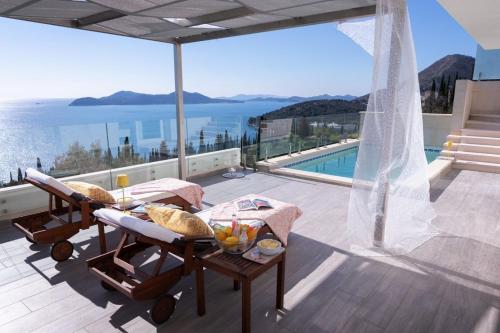 Luxury Villa Malena with private heated pool and amazing sea view in Dubrovnik - Orasac - Accommodation - Zaton