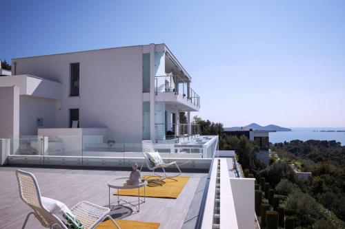 Luxury Villa Malena with private heated pool and amazing sea view in Dubrovnik - Orasac