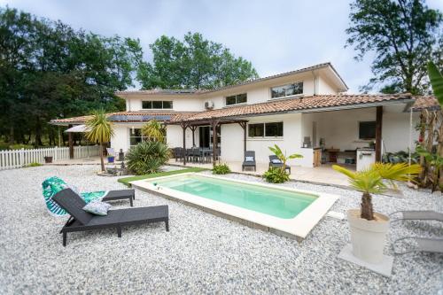 Kilátás, La Villa Minvia les Landes entre mer et montagne in Saint-Vincent-De-Paul