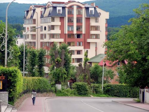 Sunny apartment in the city Center in Truskavets