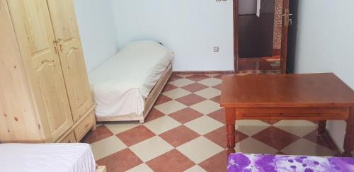 private bedroom with pool and garden