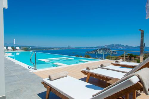 Villa Despina - Marathia View Private Luxury Villa gîte à louer Nisídes Strofádes