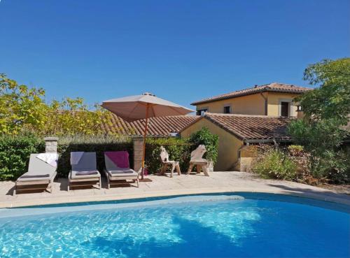 Villa Occitanie chambre d'hôte Belcastel-et-Buc