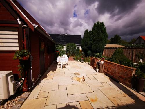 Ferienhaus mit mediterraner Terrasse