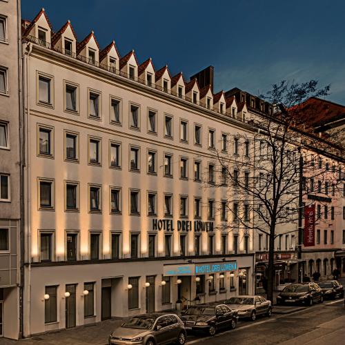 Buitenkant, Hotel Drei Loewen in Munich