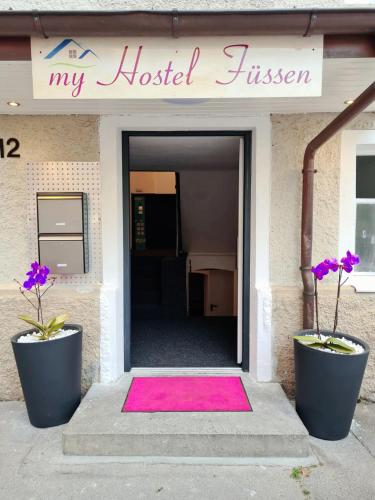 Entrance, my Hostel Fussen in Fussen