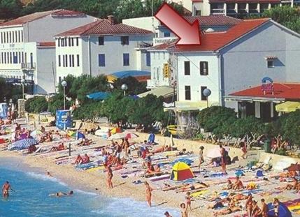 Apartment in Baska with sea view, balcony, air conditioning, Wi-Fi (4862-3)