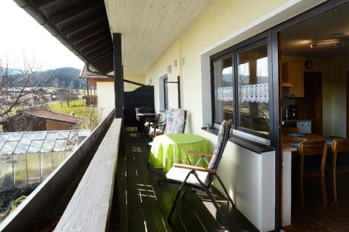 陽台/露台, Ferienhaus Evi in 比紹夫斯馬斯