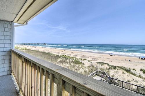 Beachfront Nags Head Condo with Private Balcony!