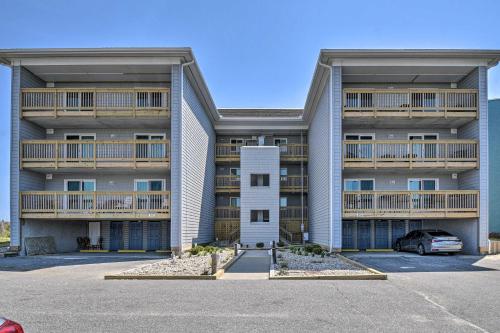 Beachfront Nags Head Condo with Private Balcony!