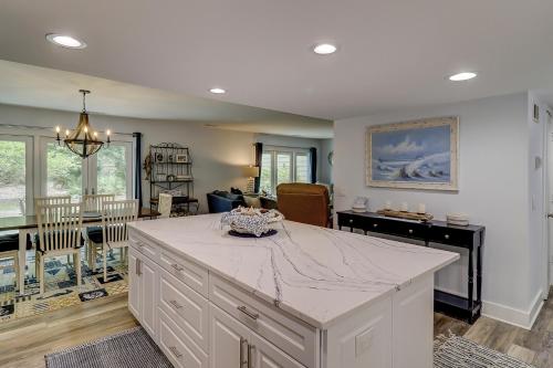 Updated baths King Bed 2 Twins Fold out Couch Bikes & Beach Gear included image