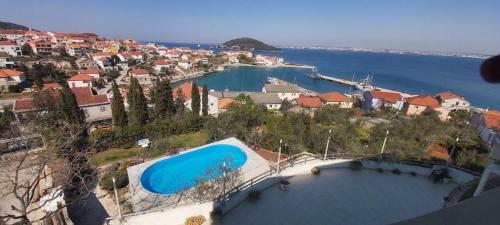 Apartment in Kali with sea view, balcony, air conditioning, Wi-Fi (4566-4), Kali (fotografie 2)