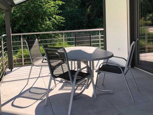 balkon/terras, Ferienwohnung Bauer in Eppingen