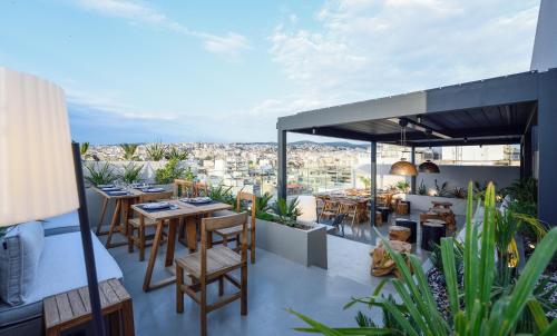 Erkély/terasz, ONOMA Hotel in Vardaris-Dikastiria kerület