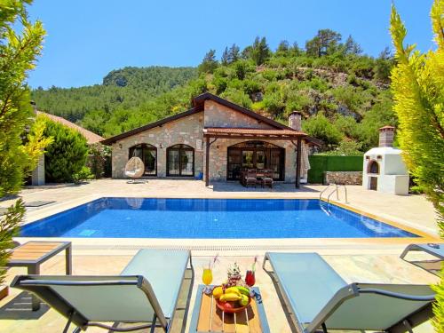 Villa Kayakoy 1 - Private Stone Villa - Kizil Adası