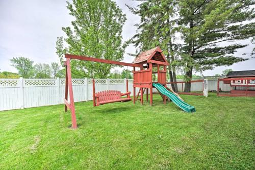 Irish Hills Farmhouse with Furnished Deck and Playset