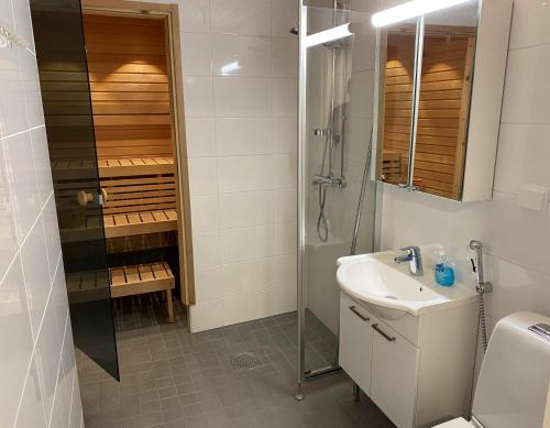 Bathroom, Lapland Happiness Skistar 113 in Peltotieva