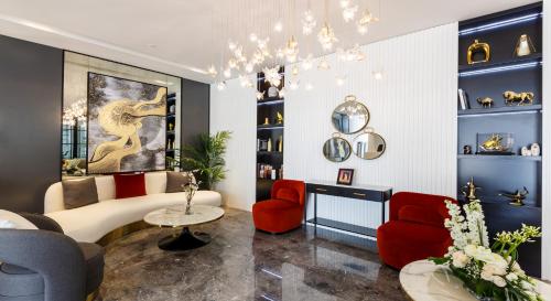 Lobby, Rose Executive Hotel DWTC in Sheikh Zayed Road