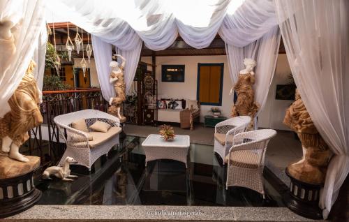 ระเบียง/ชานเรือน, Pousada Quatro Estações (Pousada Quatro Estacoes) in ปราโดส