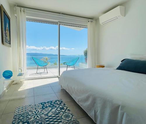 Villa Bianca, Vue mer et proche plage à Ajaccio Barbicaja ! gîte à louer Plage Saint-François