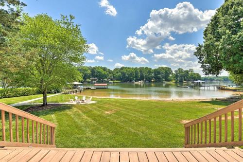 Waterfront Home with Private Beach on Lake Norman!