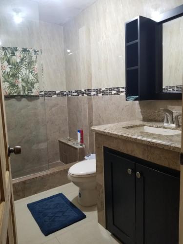 Bathroom, Marshan villa in Montego Bay