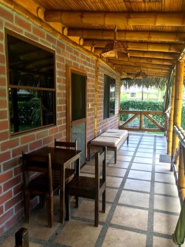 Terraza/balcón, Las Cabanas in Olon