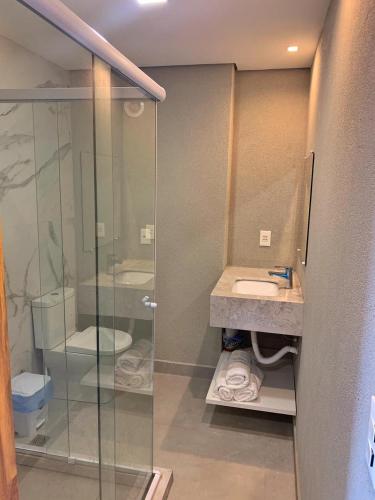 Fürdőszoba, Resort Île de Pipa Flat (Resort Ile de Pipa Flat) in Dél-Tibau