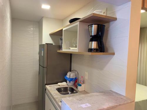 Konyha, Resort Île de Pipa Flat (Resort Ile de Pipa Flat) in Dél-Tibau