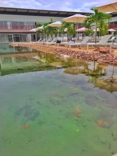 Strand, Resort Île de Pipa Flat (Resort Ile de Pipa Flat) in Dél-Tibau