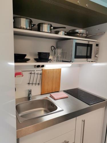 virtuve, Saminapark Aparthotel in Frastanz