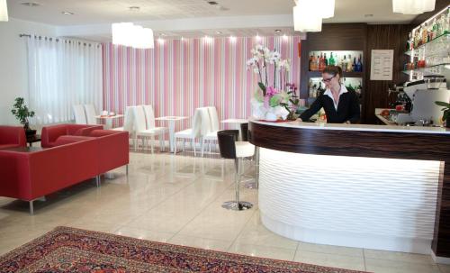 Bar/lounge, Hotel Villa Angelina in Bibione
