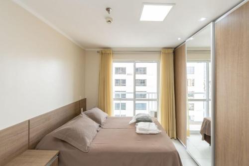 Apartamento de 1 quarto - Edifício Metropolitan Barcelona - JARDIM GOIAS - Wi-fi - Garagem - MB1307B