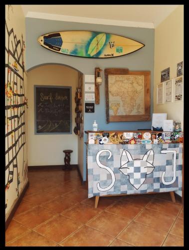 Empfangshalle, Salty Jackal Surf Camp in Swakopmund