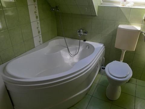 Bathroom, Aleksa apartman in Lesencetomaj