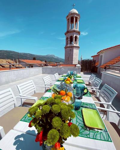 Erkély/terasz, Benjamin Hotel in Kastela