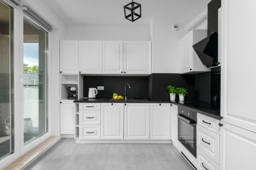 кухня, Otwock PREMIUM Apartment- CENTRUM PKP in Отвоцьк