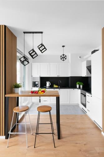 кухня, Otwock PREMIUM Apartment- CENTRUM PKP in Отвоцьк