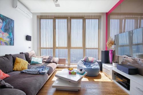 Panoramic sea view 2BR luxury sauna jacuzzi apartments Arcadia